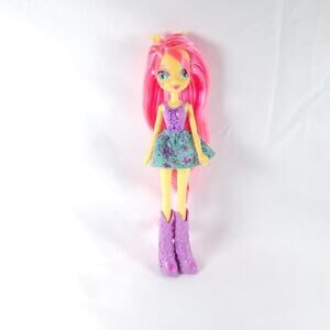 MLP My Little Pony Equestria Girls 2012 Deluxe Fluttershy Doll Pink Hair